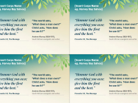 Offering Card A6 - Option 1 (scripture + quote) - Canva link